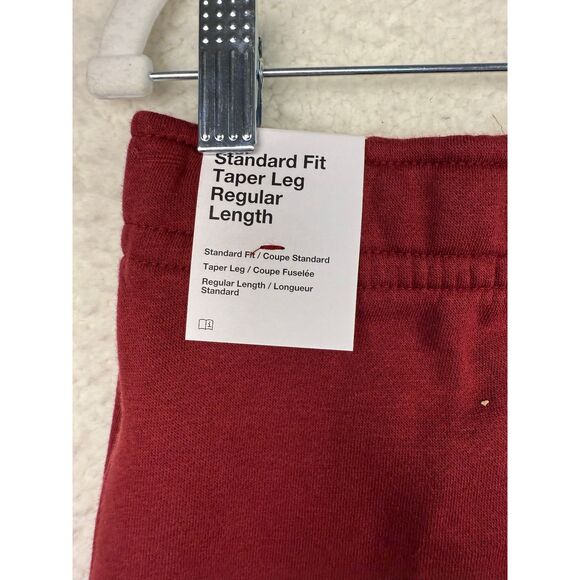 Nike FIRE! NWT! Club Fleece Logo Patch‎ Jogger #FB8437-677 Red Size Small - Picture 7 of 8